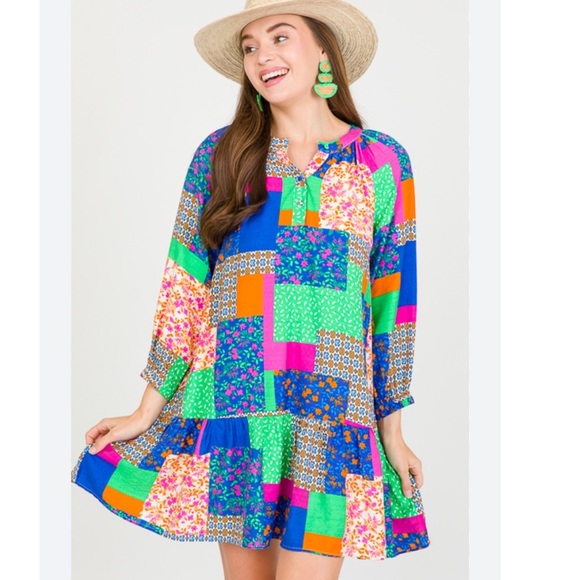 Fate Dresses & Skirts - Fate All In Good Time Patchwork Dress